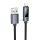 Kábel USB-A Lightning Hoco 2,4A kijelzővel 1 m X112 fekete