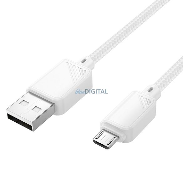 HOCO kábel USB-A - Micro USB 2,4A X113 1 m fehér