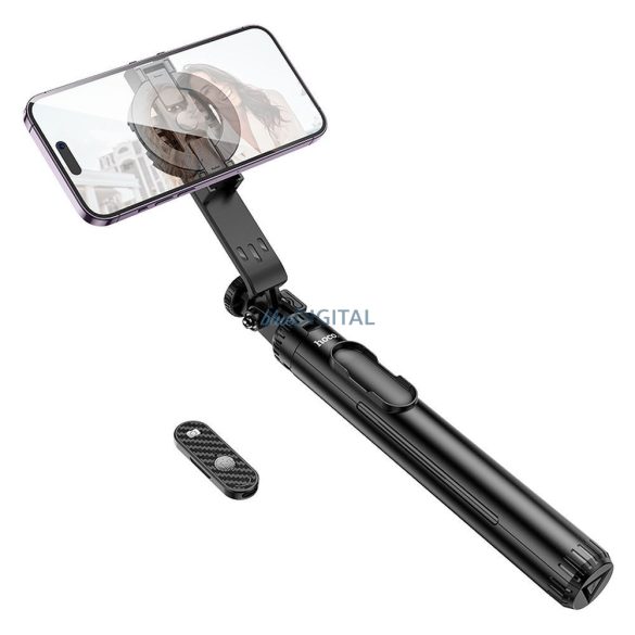HOCO K25 mágneses szelfi bot/tripod vezeték nélküli vezérléssel - fekete
