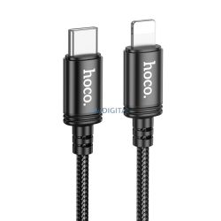 Kábel USB C Lightning Hoco PD 27W 2 m X89 fekete