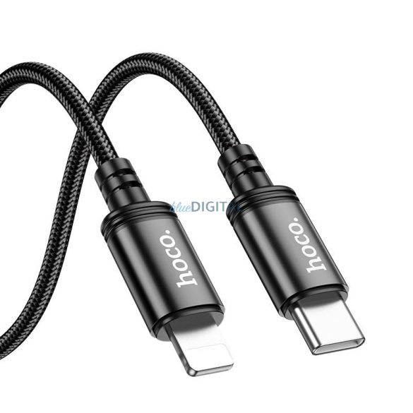 Kábel USB C Lightning Hoco PD 27W 2 m X89 fekete