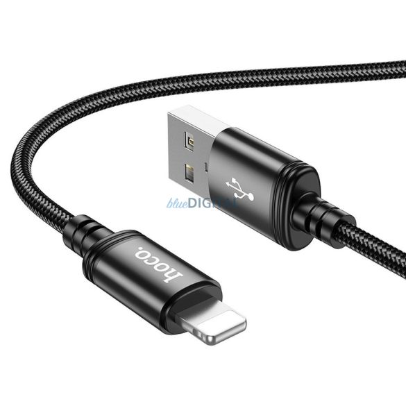 Hoco X89 USB-A - Lightning kábel 2.4A 2m - fekete