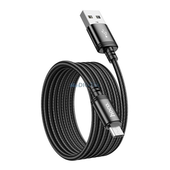 Hoco X89 USB-A - micro USB kábel 2.4A 2m - fekete