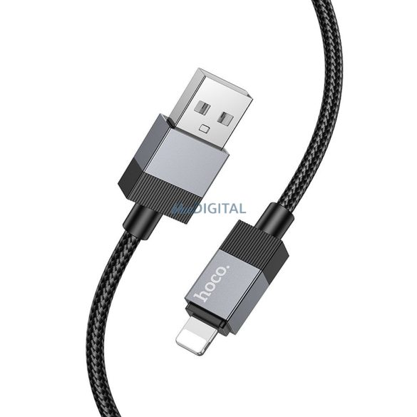 Hoco X110 USB-A - Lightning kábel 2.4A 1m - fekete
