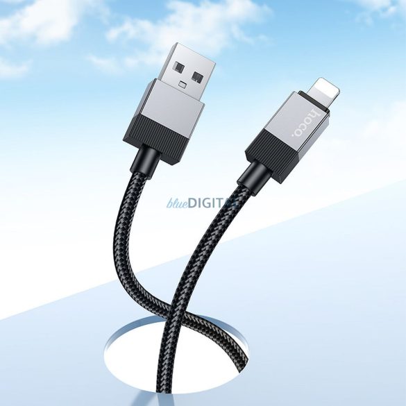 Hoco X110 USB-A - Lightning kábel 2.4A 1m - fekete
