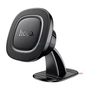 Hoco H73 mágneses autós tartó műszerfalra - fekete-fémszürke