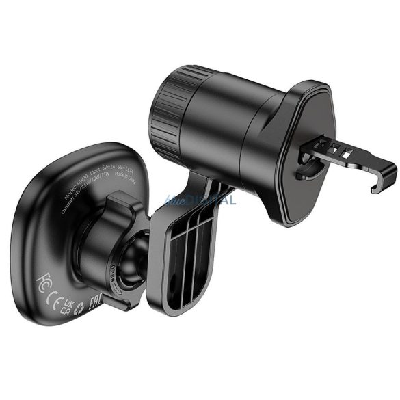 Autós telefontartó indukciós Hoco 15W légkifúvó HW30 fekete