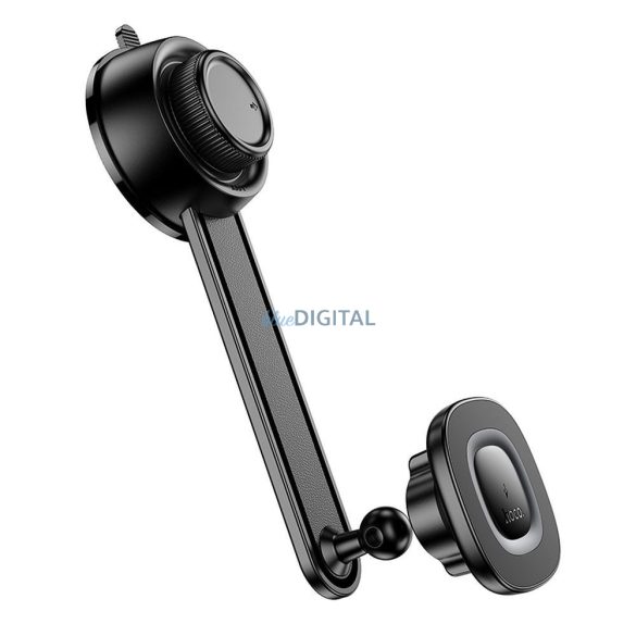 Autós telefontartó indukciós Hoco 15W középkonzol HW31 fekete