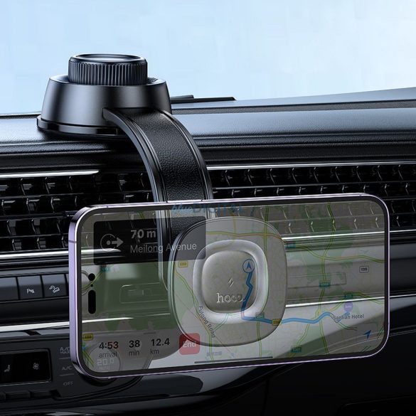 Autós telefontartó indukciós Hoco 15W középkonzol HW31 fekete