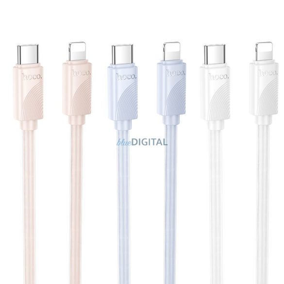 HOCO C típusú kábel Lightning PD 27W X114 1 m fehér