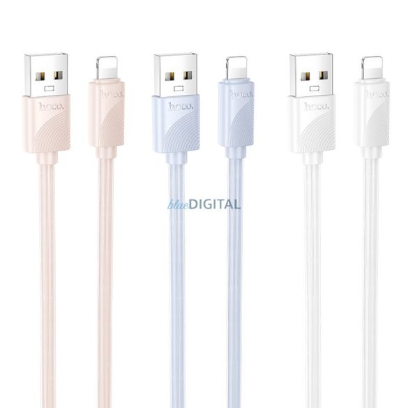 HOCO kábel USB-A - Lightning 2,4 A X114 1 m rózsaszínű