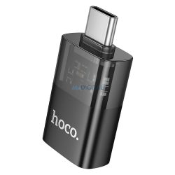 Hoco UA36B Type-C - USB-A adapter - fekete