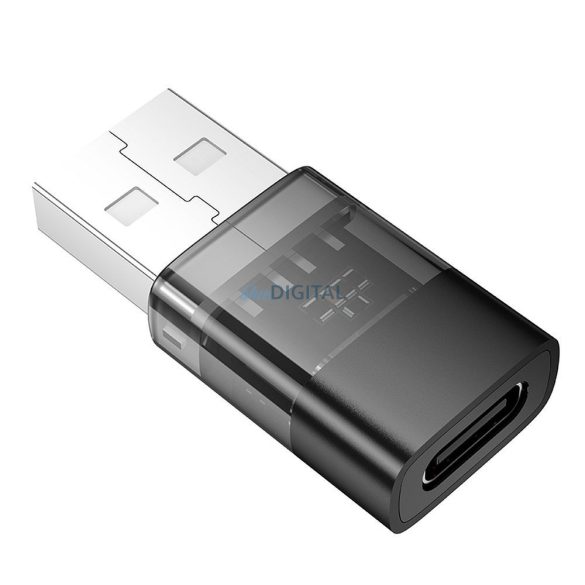 Hoco UA36C USB-A - Type-C adapter - fekete