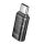 Hoco UA36D Type-C - Lightning adapter - fekete Hoco UA36D Type-C - Lightning adapter - fekete