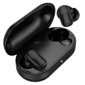 Hoco EQ19 TWS Bluetooth vezeték nélküli fülhallgató - fekete
