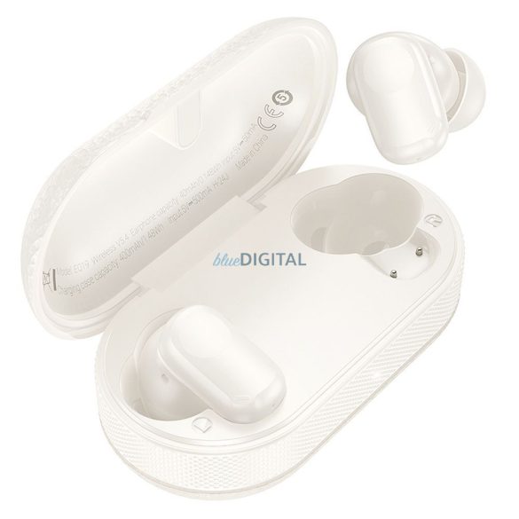 Hoco EQ19 TWS Bluetooth vezeték nélküli fülhallgató - fehér