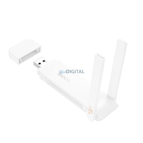 Hoco HI40 hordozható USB modem/USB stick (WiFi 6, 50/150Mbps, microsim, 4G LTE) - fehér