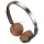 Hoco W62 Bluetooth 5.3 vezeték nélküli fejhallgató - barna-fekete