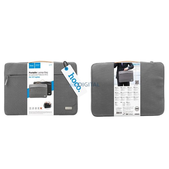 HOCO laptop táska 14" GT7 szürke