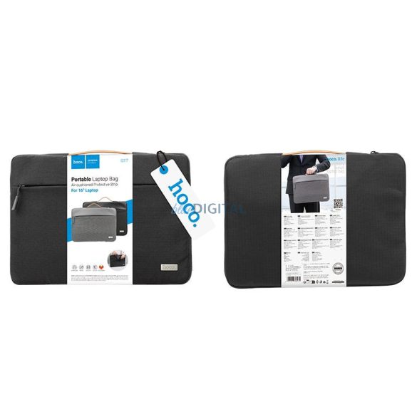 HOCO laptop táska 16" GT7 fekete