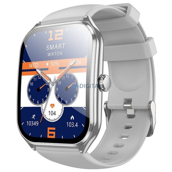 HOCO okosóra hívás funkcióval AMOLED Y28 ezüst