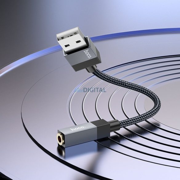 Kábel AUX Jack 3,5 mm (hím) Jack 3,5 mm (hím) Hoco 1 m UPA32 fekete