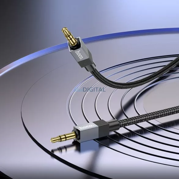 Hoco UPA32 AUX kábel Jack 3,5 mm (apa) - Jack 3,5 mm (apa) 1m - fekete