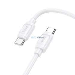 HOCO kábel Type-C Type-C 5A 240W X115 1 m fehér