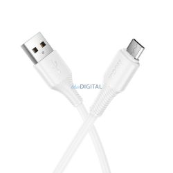 Kábel USB-A - Micro USB Hoco 2,4A 1 m X120 fehér