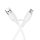 Kábel USB-A - Micro USB Hoco 2,4A 1 m X120 fehér