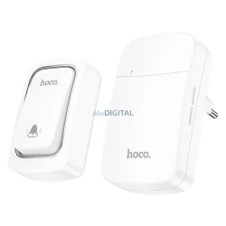   Akkumulátor-free vezeték nélküli doorbell 230V Hoco HI26 fehér