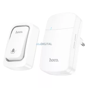 Akkumulátor-free vezeték nélküli doorbell 230V Hoco HI26 fehér