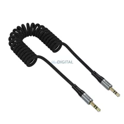   Hoco 3,5 mm-es AUX-csatlakozó – 3,5 mm-es csatlakozó kábel, 1,5 m, UPA33, fekete