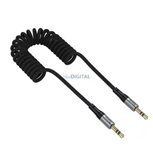 Hoco 3,5 mm-es AUX-csatlakozó – 3,5 mm-es csatlakozó kábel, 1,5 m, UPA33, fekete