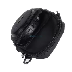   8 W-os, 3 órás üzemidővel rendelkező, válltáska alakú, 1,5 literes Hoco HC41 Bluetooth-hangszóró, fekete