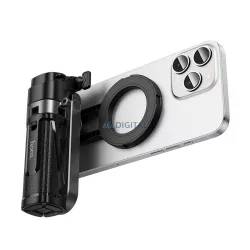   Hoco élő állvány mágneses és univerzális tartóval, távirányítóval – K27 PRO, fekete
