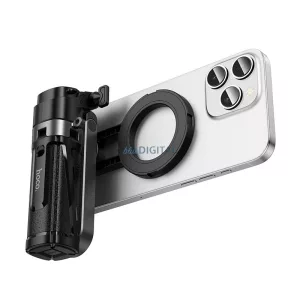 Hoco élő állvány mágneses és univerzális tartóval, távirányítóval – K27 PRO, fekete