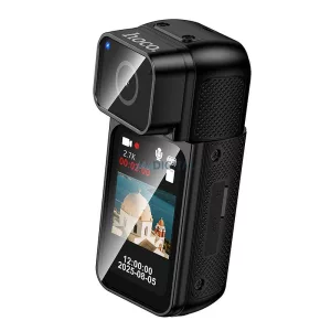 Hoco sportkamera, 1,47" IPS 2K/15 fps, Wi-Fi, DV105, fekete