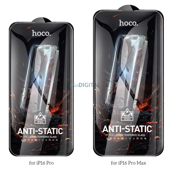 Edzett üveg az iPhone 17 AIR, Hoco HD, antisztatikus, 25 db, G10
