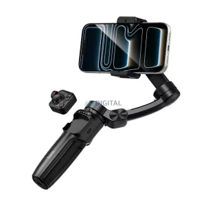 Gimbal és 3-axis stabilization és remote control Hoco K91 fekete