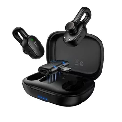 Vezeték nélküli lavalier microphone USB C Hoco L27 fekete