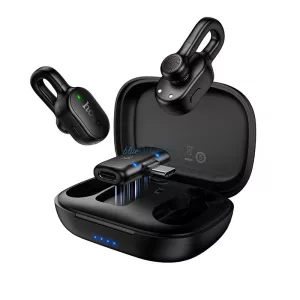 Vezeték nélküli lavalier microphone USB C Hoco L27 fekete