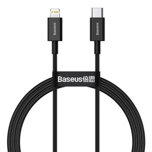 BASEUS CABLEL type-c type C to Apple Lightning 8-pin PD20W Power Divery Superior sorozat Gyors töltő Catlys-A01 1 Méteres fekete