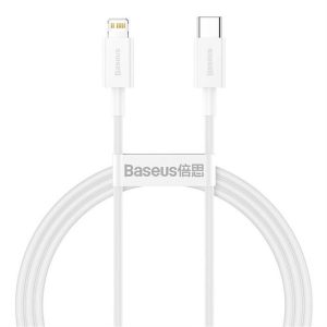 BASEUS CABLEL type-c Apple Lightning 8-pólusú PD20W Power Diving Superior sorozat Gyors töltő Catlys-A02 1 méter fehér