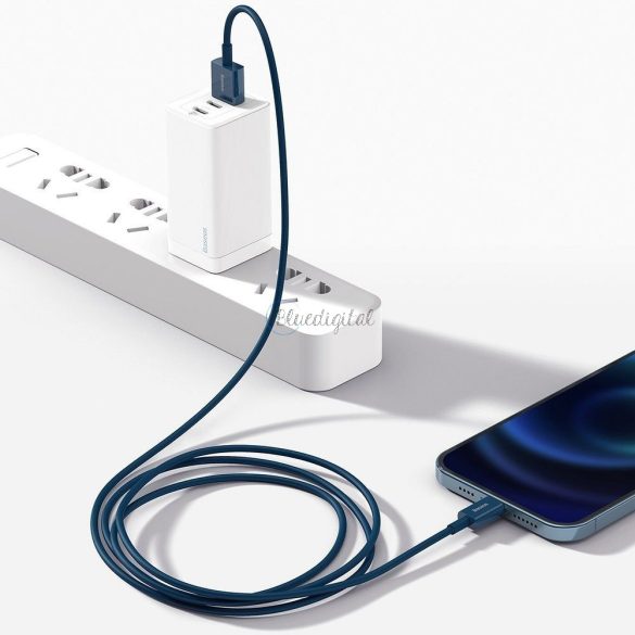 Baseus Cable USB Apple lightning 8-pin 2,4a kiváló gyors töltésű CALYS-A03 1M KÉK