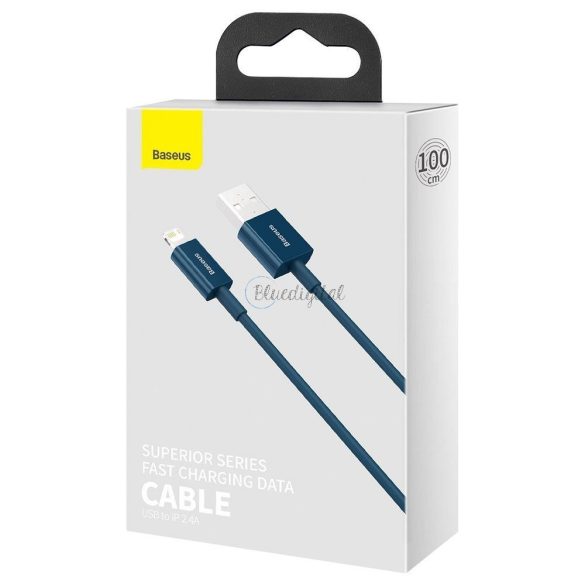 Baseus Cable USB Apple lightning 8-pin 2,4a kiváló gyors töltésű CALYS-A03 1M KÉK