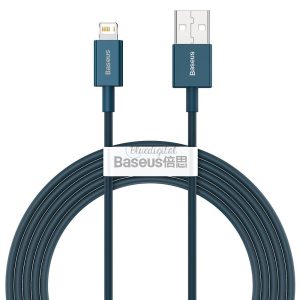 Baseus Cable USB Apple lightning 8-pin 2,4A Superior gyors töltésű CALYS-C03 2M KÉK