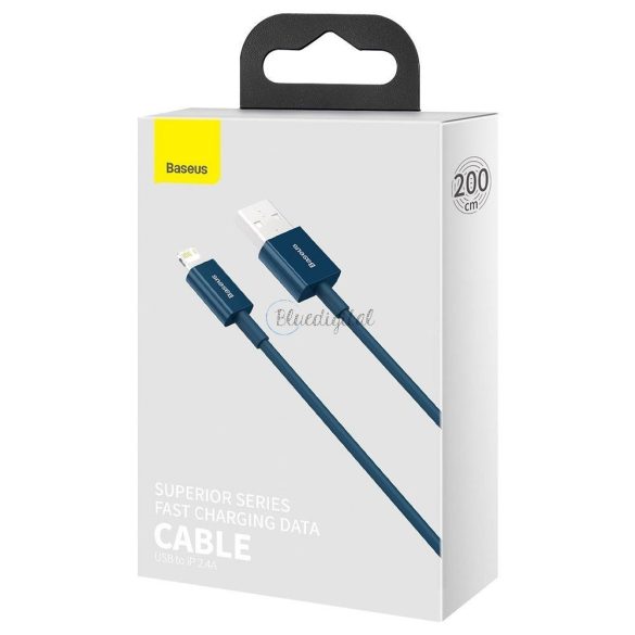 Baseus Cable USB Apple lightning 8-pin 2,4A Superior gyors töltésű CALYS-C03 2M KÉK