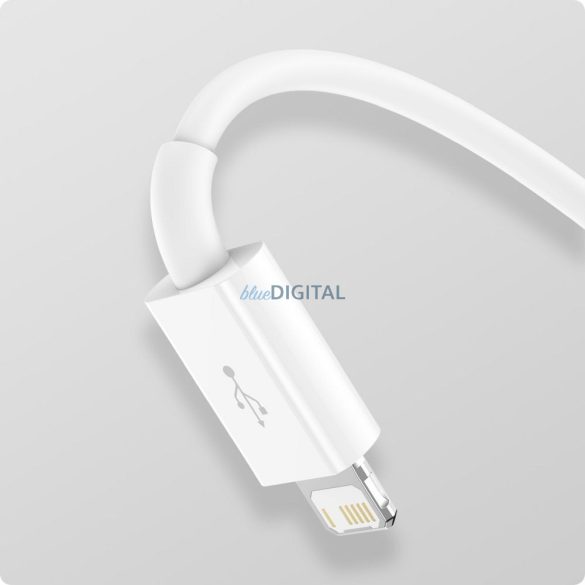 Baseus CAMLTYS-02 USB-A - Type-C/Lightning/micro USB kábel 3.5A 1.5m - fehér