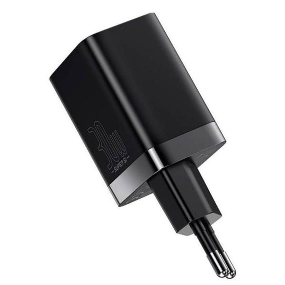 BASEUS töltő USB + Type-C Super Si Pro PD 30W fekete CCSUPP-E02/CCCJG30UE